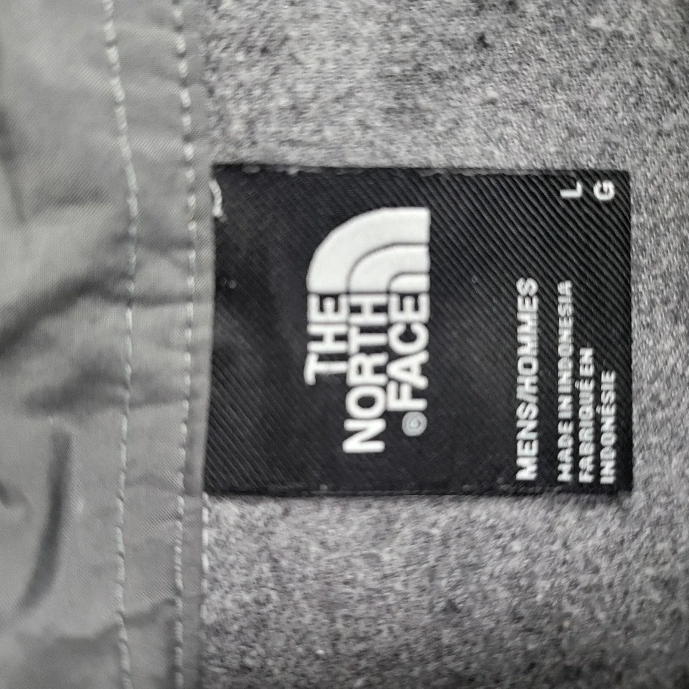 The North Face Shirt‎ Mens Large Gray Flannel Long Sleeve Button Front Casual